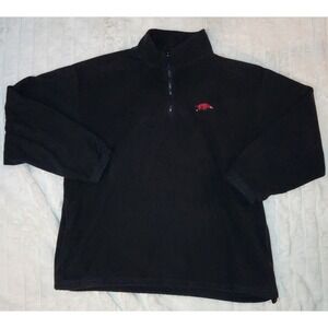 Arkansas Razorbacks Quarter-Zip Pullover Men Size XL